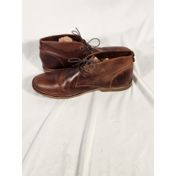 Franco Fortini Mens Dade Chukka Leather Boots Brown Comfort Preppy US:12 - Picture 11 of 12